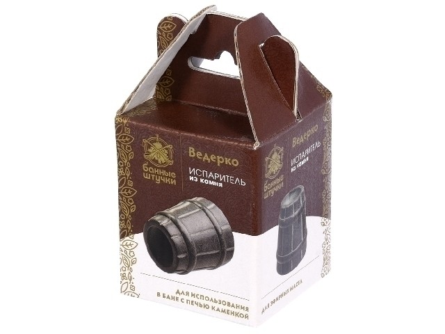 Испаритель Ведерко из камня для сауны и бани Банные штучки 40221